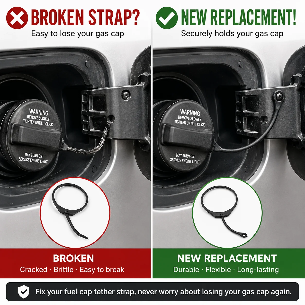 For VW Golf MK4 Bora Passat B5 Fuel Cap Tether Strap Gas Tank Cap Holder Retainer Replacement
For VW Golf MK4 Bora Passat B5 Fuel Cap Tether Strap Gas Tank Cap Holder Retainer Replacement