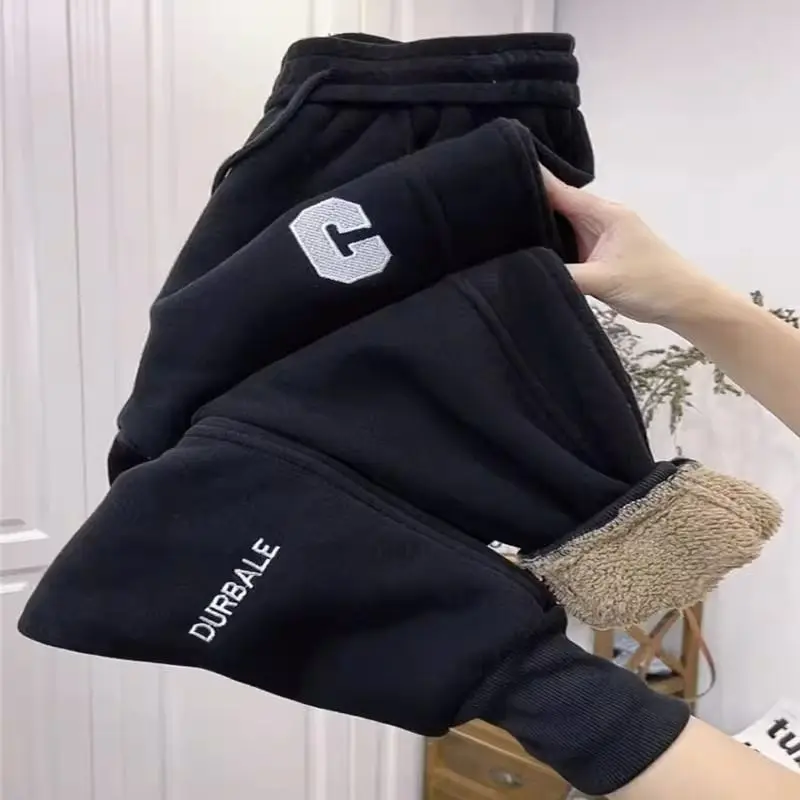 Men's Thiened Fce Lined Harlan Pants Autumn Winter Large Size Casual Trousers Loose Fit Sweatpants Straight Leg Jeans
Men's Thiened Fce Lined Harlan Pants Autumn Winter Large Size Casual Trousers Loose Fit Sweatpants Straight Leg Jeans