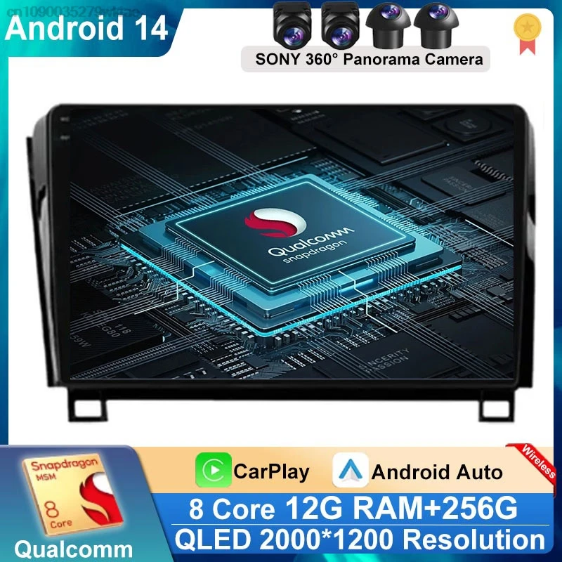 Android 14 for Toyota Tundra XK50 2007 - 2013 Car Multimedia Player Head Unit Stereo GPS Navigation BT WIFI DVD 2 din DSP 4G
Android 14 for Toyota Tundra XK50 2007 - 2013 Car Multimedia Player Head Unit Stereo GPS Navigation BT WIFI DVD 2 din DSP 4G