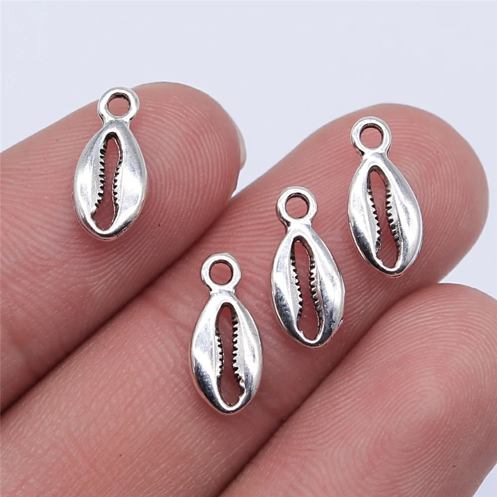 Wholesale 500pcs/bag 13x6mm Antique Silver Color Shell Charms For Jewelry Making DIY Jewelry Findings
Wholesale 500pcs/bag 13x6mm Antique Silver Color Shell Charms For Jewelry Making DIY Jewelry Findings