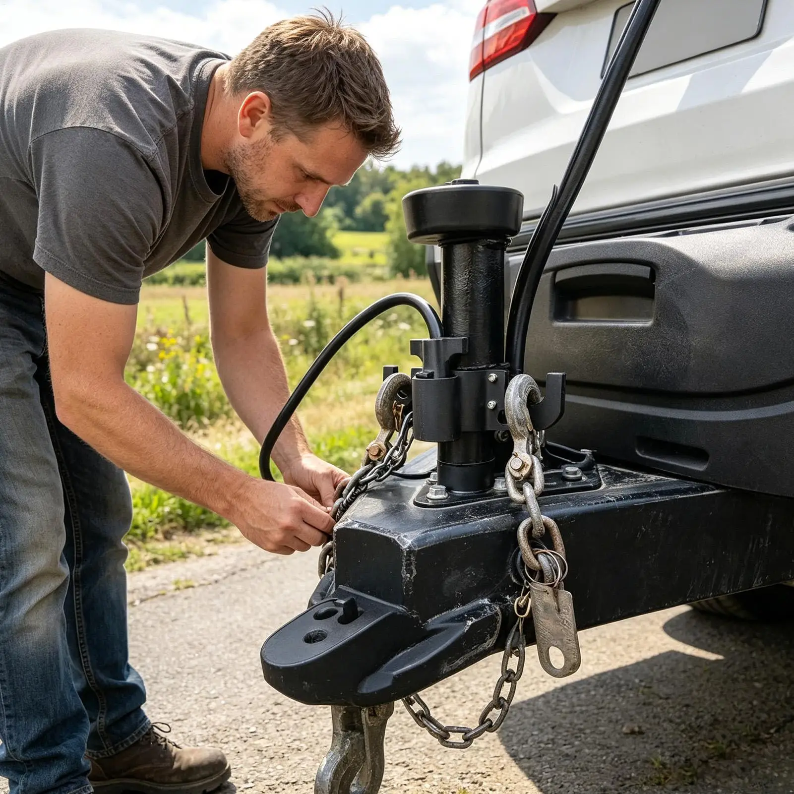 Trailer Chain Holder Heavy Duty Aluminum Alloy Hook 7-way Tow Chain Organizer For Boat Truck Tractor Motorcycle Travel Outdoor
Trailer Chain Holder Heavy Duty Aluminum Alloy Hook 7-way Tow Chain Organizer For Boat Truck Tractor Motorcycle Travel Outdoor