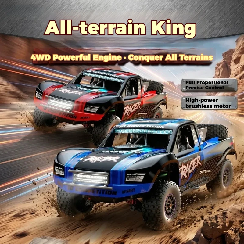 Racer 1 /12 Scale 4Wd Rc Truck High Speed Off Road Short Course 2 4G Remote Control Brushless Motor All Terrain For Adults
Racer 1 /12 Scale 4Wd Rc Truck High Speed Off Road Short Course 2 4G Remote Control Brushless Motor All Terrain For Adults