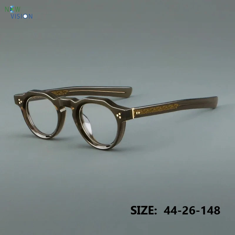 2026 мужские очки, новая ретро ацетатная оптическая оправа для очков, модные женские очки для чтения при близорукости, анти-синий свет, круглые очки ручной работы
2026 мужские очки, новая ретро ацетатная оптическая оправа для очков, модные женские очки для чтения при близорукости, анти-синий свет, круглые очки ручной работы