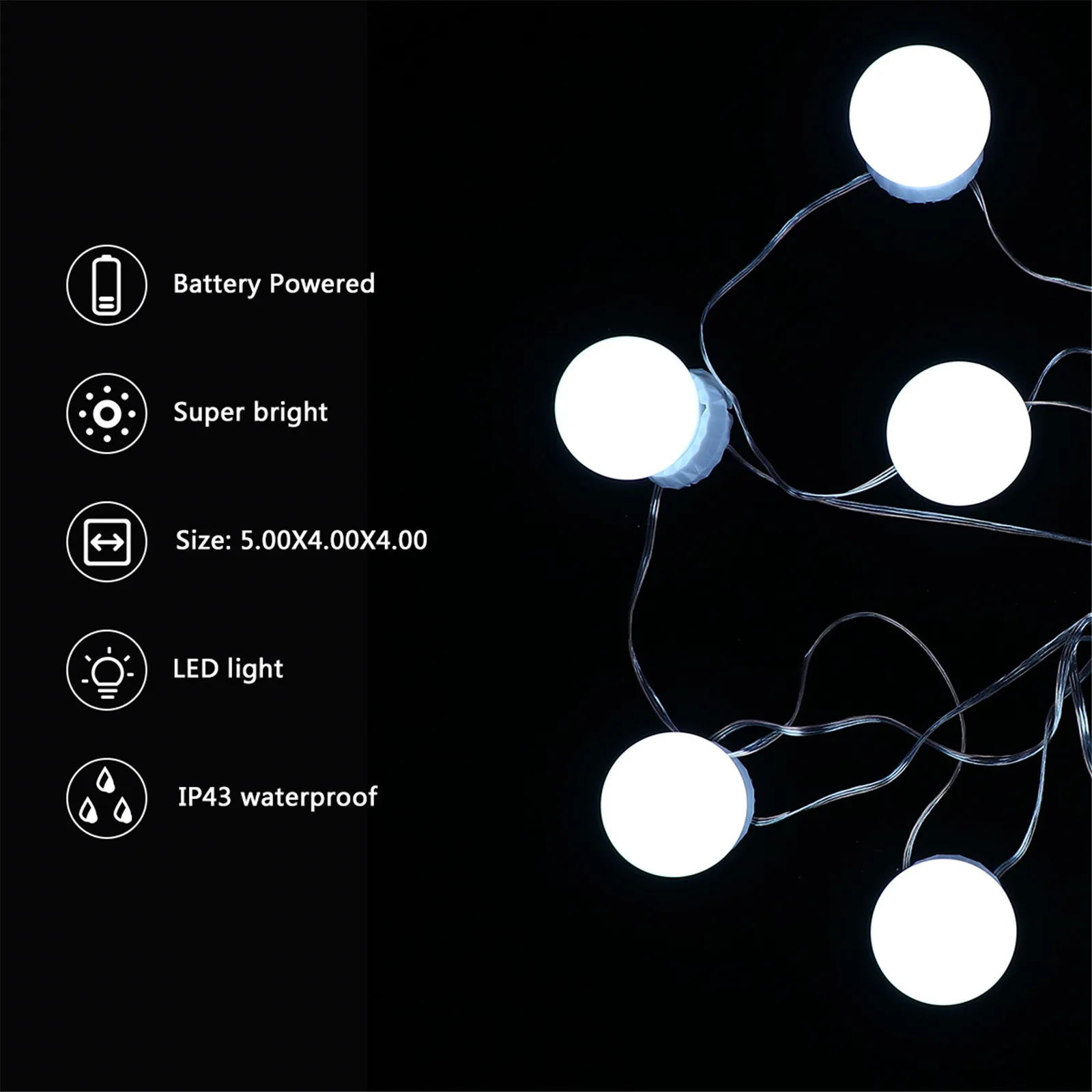 10 Bulbs LED Vanity Light Kit for Mirror Stick on Style Makeup Lamp with Touch Dimmer USB Powered Soft Light for Dressing Table
10 Bulbs LED Vanity Light Kit for Mirror Stick on Style Makeup Lamp with Touch Dimmer USB Powered Soft Light for Dressing Table