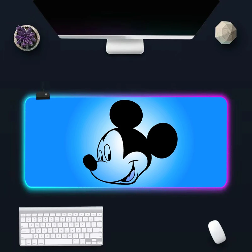 Cute Cartoon Mickeies Mouse RGB Pc Gamer Keyboard Mouse Pad Mousepad LED Glowing Mouse Mats Rubber Gaming Computer Mausepad
Cute Cartoon Mickeies Mouse RGB Pc Gamer Keyboard Mouse Pad Mousepad LED Glowing Mouse Mats Rubber Gaming Computer Mausepad