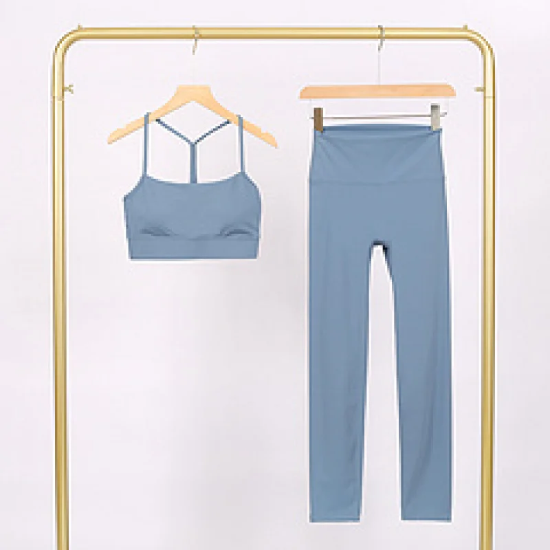 Y-shape Bra Fitness High Waist Leggings Workout Sports Clothes Tracksuits 2 Pieces Yoga Gym Top
Y-shape Bra Fitness High Waist Leggings Workout Sports Clothes Tracksuits 2 Pieces Yoga Gym Top