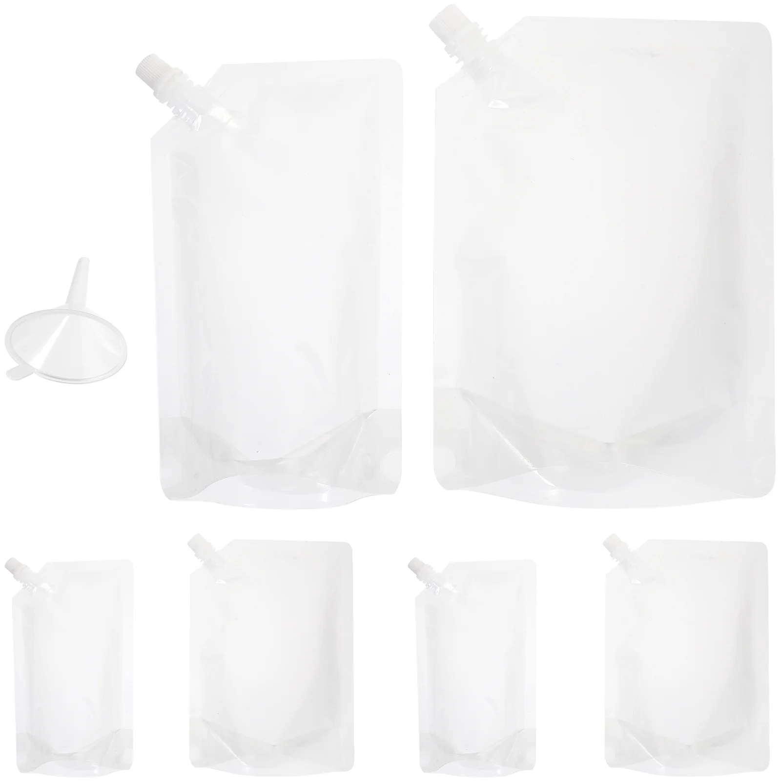 7pcs Liquid Pouch Spouted Soap Packaging Stand up Bag Drink Bags Potable Premium Film Food Grade Water Shampoo Baby
7pcs Liquid Pouch Spouted Soap Packaging Stand up Bag Drink Bags Potable Premium Film Food Grade Water Shampoo Baby