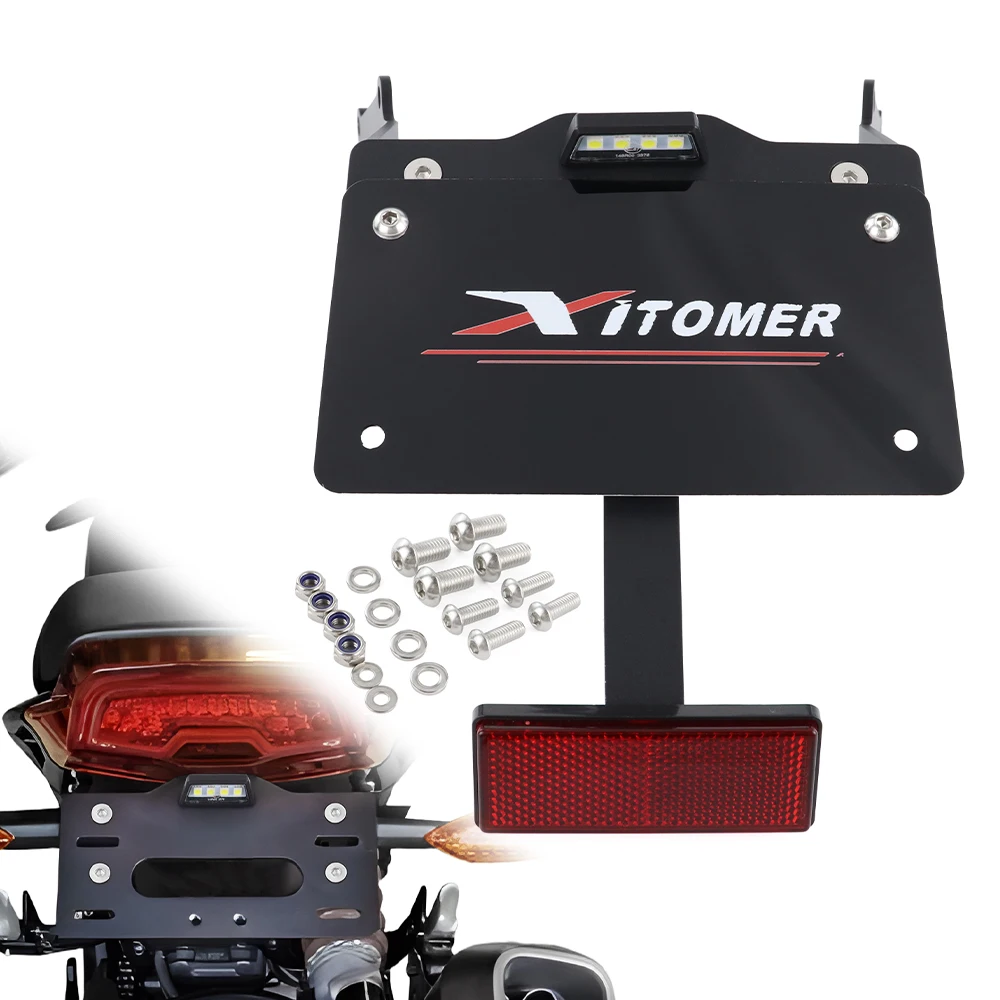 License Plate Holder Bracket Motorcycle Rear Tail Tidy Fender Eliminator Kit Fit For Indian FTR 1200 2019-2021 2022 2023 2024
License Plate Holder Bracket Motorcycle Rear Tail Tidy Fender Eliminator Kit Fit For Indian FTR 1200 2019-2021 2022 2023 2024