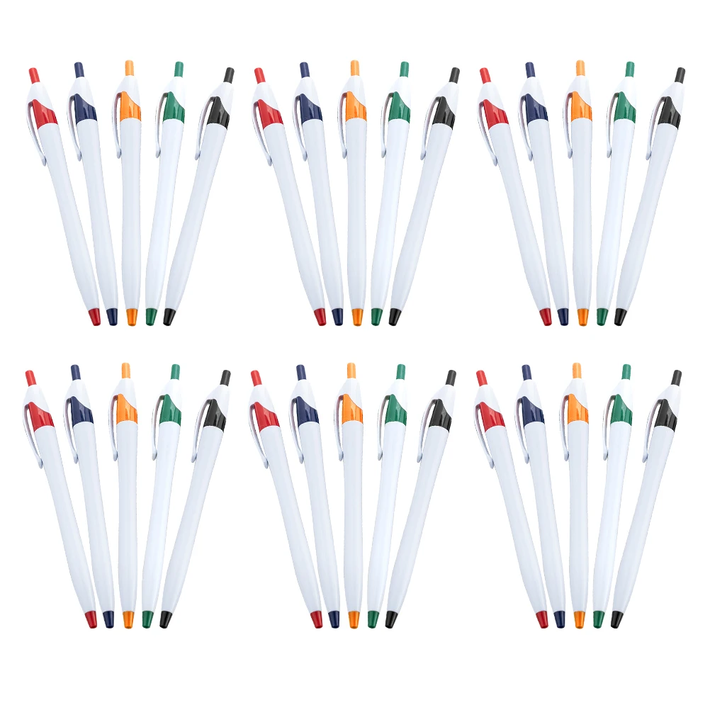 50pcs Press Ballpoint Pens Black Ink Smooth Writing Tip Pocket Size For Office School Students Business Stationery Pens
50pcs Press Ballpoint Pens Black Ink Smooth Writing Tip Pocket Size For Office School Students Business Stationery Pens