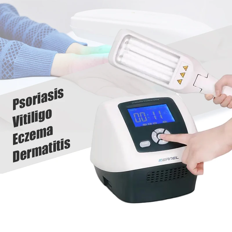 KN 4006BL Vitiligo Ultraviolet Lamp 311nm UVB Phototherapy Machine For Hands Legs Body Psoriasis Treatment
KN 4006BL Vitiligo Ultraviolet Lamp 311nm UVB Phototherapy Machine For Hands Legs Body Psoriasis Treatment
