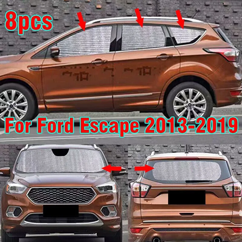 For Ford Escape 2013-2019 Side Windshield Window UV Block Sunshade Privacy 8pcs
For Ford Escape 2013-2019 Side Windshield Window UV Block Sunshade Privacy 8pcs