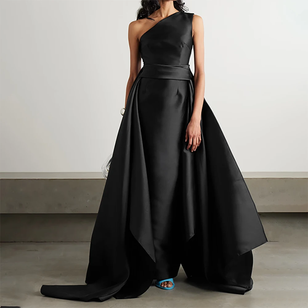 One Shoulder Evening Dress Elegant Long Prom Party Gown Sash Waist Stain Formal Wedding Pageant Homecoming Ball Gown
One Shoulder Evening Dress Elegant Long Prom Party Gown Sash Waist Stain Formal Wedding Pageant Homecoming Ball Gown
