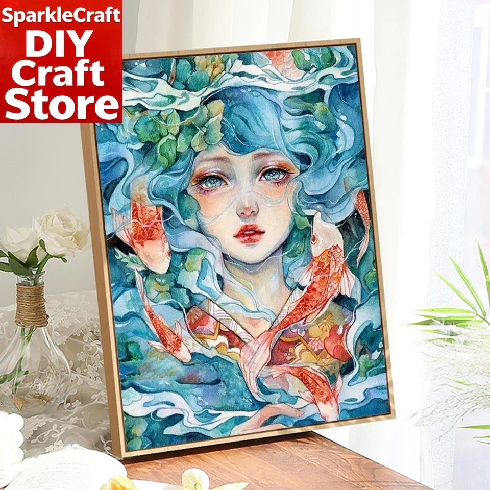 1PC frameless 5D Diy Diamond Painting Cartoon Girl Portrait Full Square/Round Diamond Embroidery Mosaic Kit HD Quality Handmade
1PC frameless 5D Diy Diamond Painting Cartoon Girl Portrait Full Square/Round Diamond Embroidery Mosaic Kit HD Quality Handmade