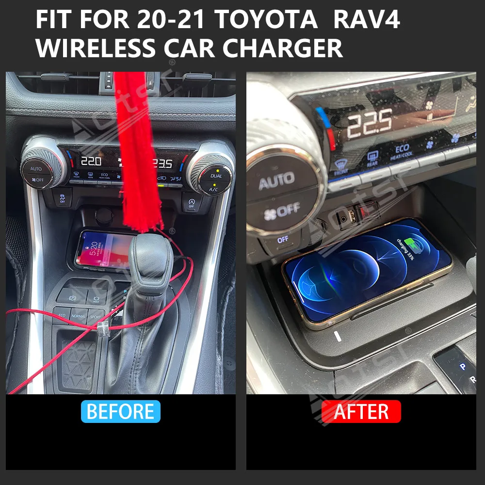 Intelligent Wireless Car Charger For Toyota RAV5 2020-2021 Fast Charging Auto Phone Charger Accessory for In-Car Mobile Device
Intelligent Wireless Car Charger For Toyota RAV5 2020-2021 Fast Charging Auto Phone Charger Accessory for In-Car Mobile Device