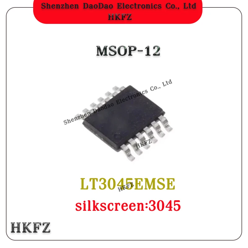 LT3045EMSE silk screen 3045 LT3045EMSE#TRPBF LT3045 3045 MSOP-12 regulator chip IC new original
LT3045EMSE silk screen 3045 LT3045EMSE#TRPBF LT3045 3045 MSOP-12 regulator chip IC new original