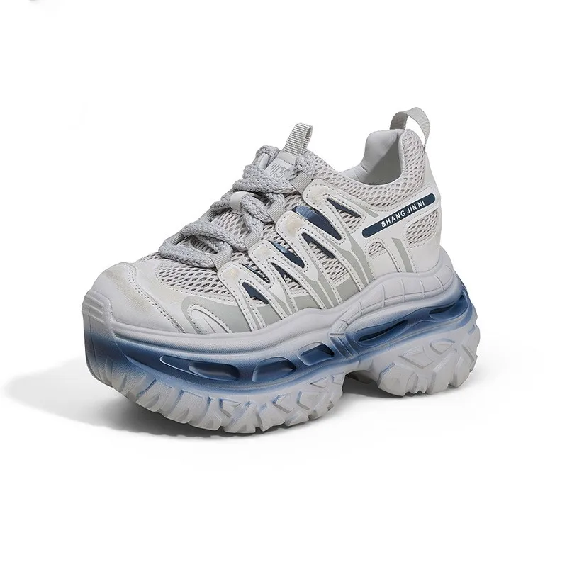 Thick Sole Chunky Sneakers Fashion Non-slip Women Elevator Shoes Casual Breathable Platform Shoes Increase Height Dorky Dad Shoe
Thick Sole Chunky Sneakers Fashion Non-slip Women Elevator Shoes Casual Breathable Platform Shoes Increase Height Dorky Dad Shoe