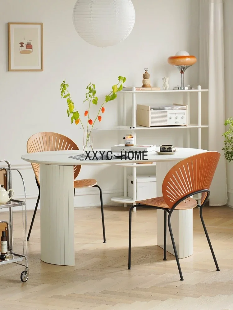 Nordic Dining Table Home Oval Small Apartment Dining Room Furniture White Table
Nordic Dining Table Home Oval Small Apartment Dining Room Furniture White Table