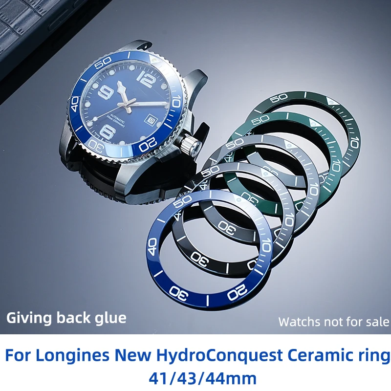 L3.781 Ceramic Bezel Insert for Longines New HydroConquest 41mm 43mm 44mm Mens Ceramic Luminous Scale ring Black Blue Green grey
L3.781 Ceramic Bezel Insert for Longines New HydroConquest 41mm 43mm 44mm Mens Ceramic Luminous Scale ring Black Blue Green grey