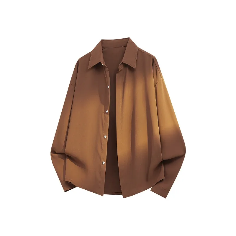 Oversized Dark Green Loose Shirt Men Women Minimalist Lapel Long Sleeve Solid Color Casual Comfortable Drop Shoulder Button Down
Oversized Dark Green Loose Shirt Men Women Minimalist Lapel Long Sleeve Solid Color Casual Comfortable Drop Shoulder Button Down