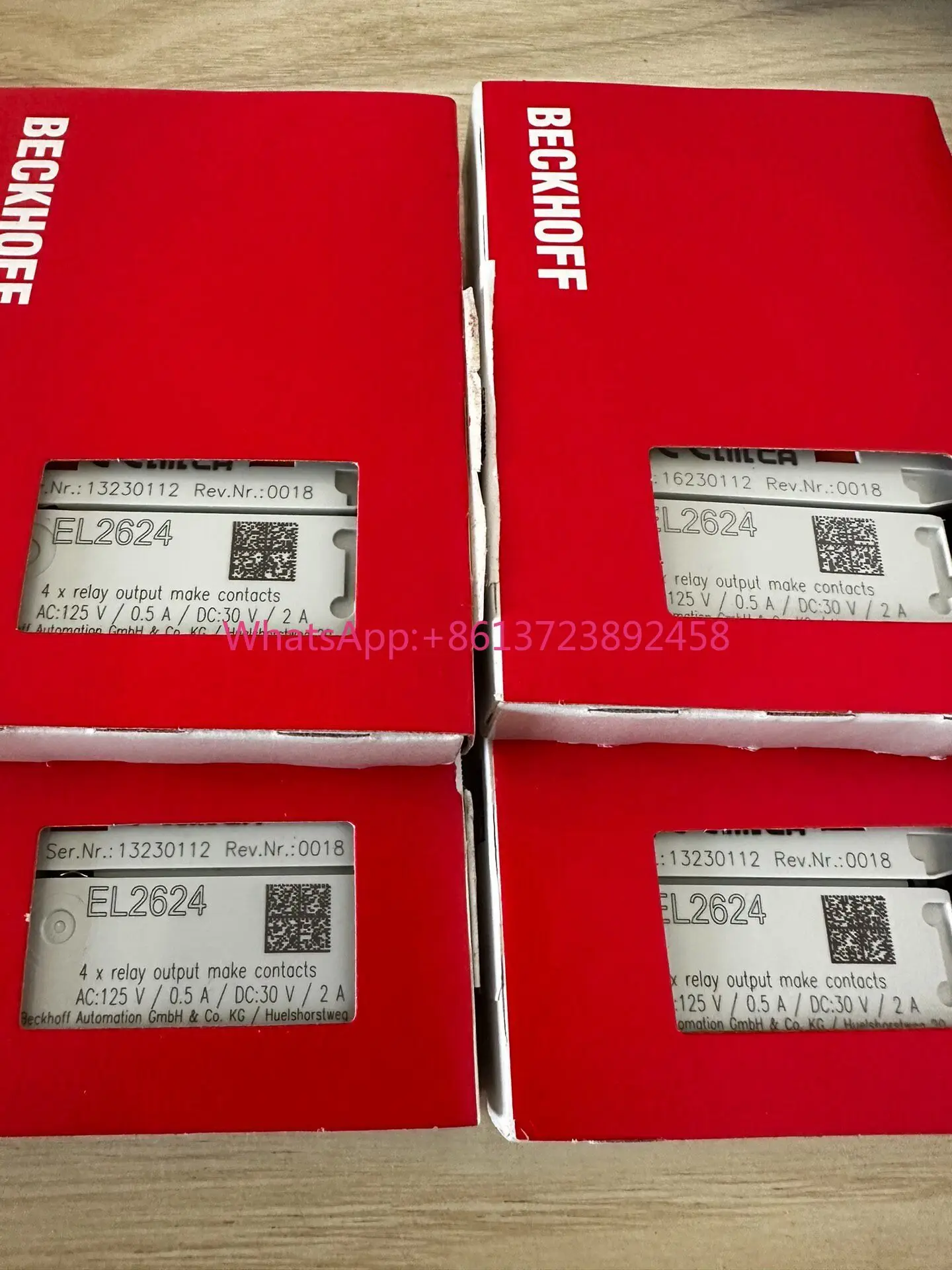 Beckhoff module EL2624 brand new, high quality
Beckhoff module EL2624 brand new, high quality