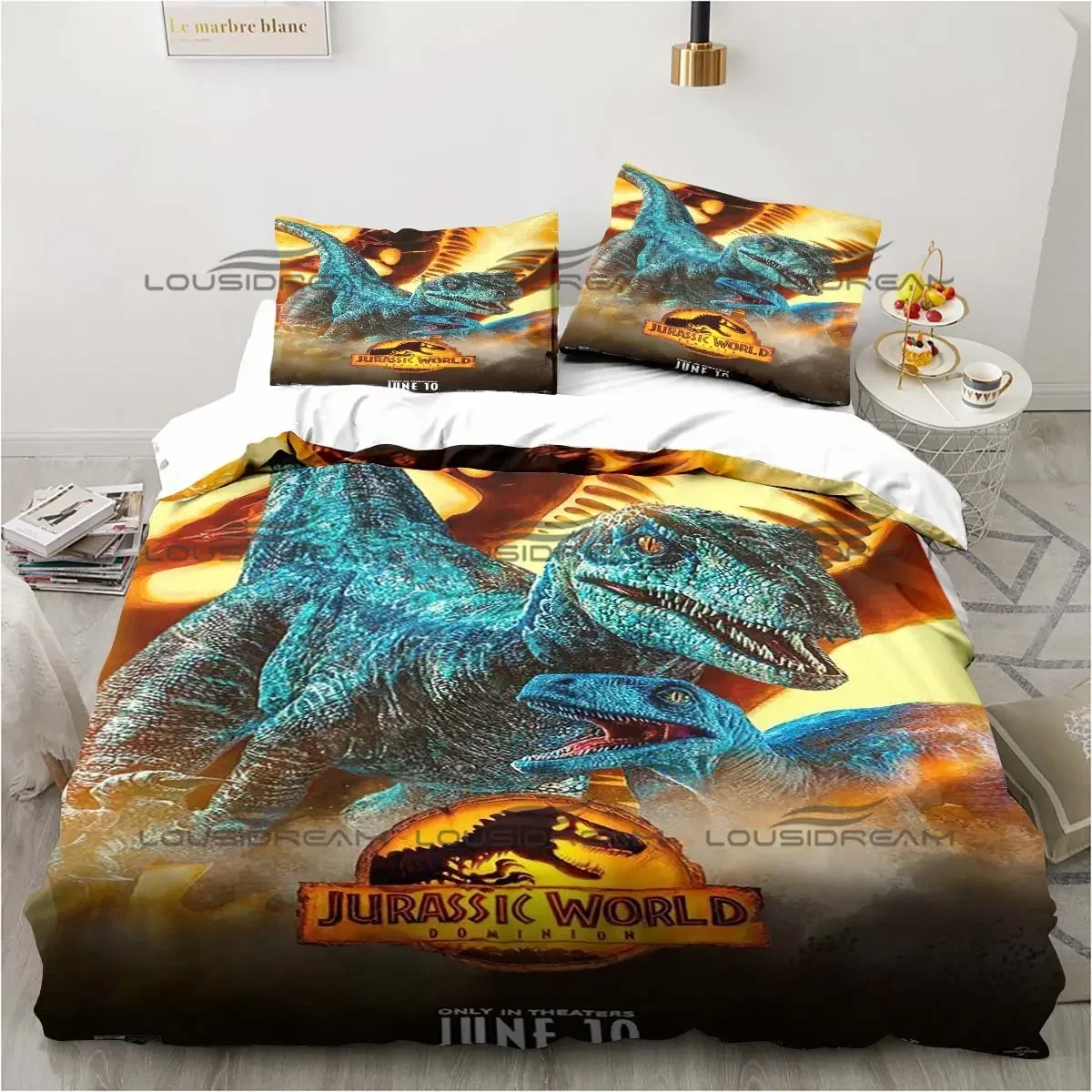 Jurassic Park Bedding Dinasours Twin Bedding Set 3 Piece Comforter Set Bed Duvet Cover Double King Cover Home Textile
Jurassic Park Bedding Dinasours Twin Bedding Set 3 Piece Comforter Set Bed Duvet Cover Double King Cover Home Textile