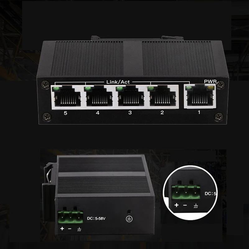 LAN Extensor 5-port industrial 100M switch RJ45 extender splitter Plug and Play Internet Splitter Adapter game Ethernet Switch
LAN Extensor 5-port industrial 100M switch RJ45 extender splitter Plug and Play Internet Splitter Adapter game Ethernet Switch