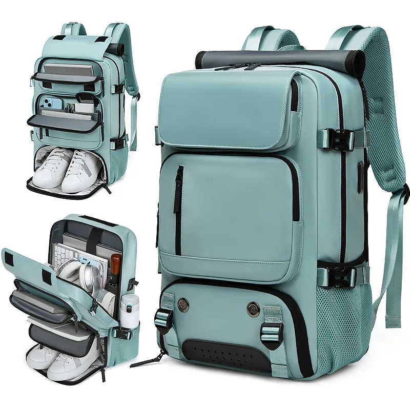 Women's travel backpack 16-inch notebook waterproof backpack with shoe bag hidden USB charging port hiking camping backpack
Women's travel backpack 16-inch notebook waterproof backpack with shoe bag hidden USB charging port hiking camping backpack