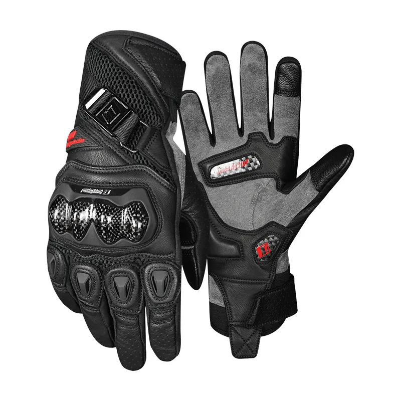 Motorcycle Carbon Fiber Leather Gloves Men Summer Riding Touch Screen Breathable Motorbike Racing Motocross Anti Fall Gloves
Motorcycle Carbon Fiber Leather Gloves Men Summer Riding Touch Screen Breathable Motorbike Racing Motocross Anti Fall Gloves