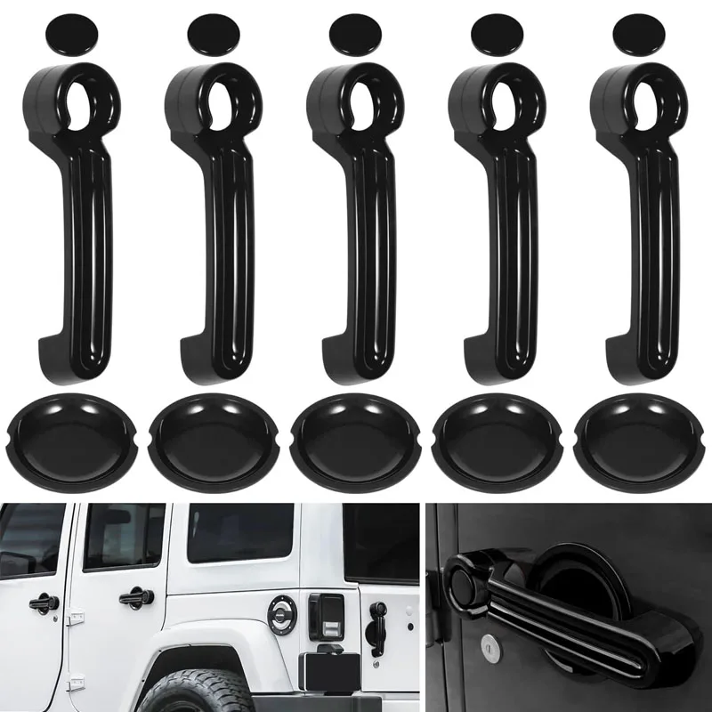 Door Handle Cover Inserts+Tailgate Handle Cover+Recess Guard for 2007-2018 Jeep Wrangler JK JKU Sports Sahara Freedom Rubicon
Door Handle Cover Inserts+Tailgate Handle Cover+Recess Guard for 2007-2018 Jeep Wrangler JK JKU Sports Sahara Freedom Rubicon