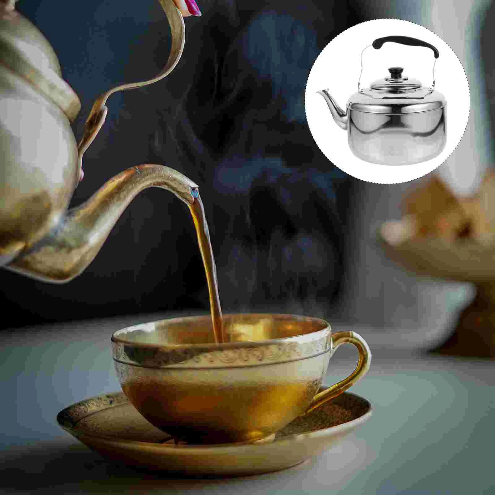 Electric Kettle Large Capacity Sounding Heating Stainless Steel Teakettle Household Water for Home Silver Elder
Electric Kettle Large Capacity Sounding Heating Stainless Steel Teakettle Household Water for Home Silver Elder