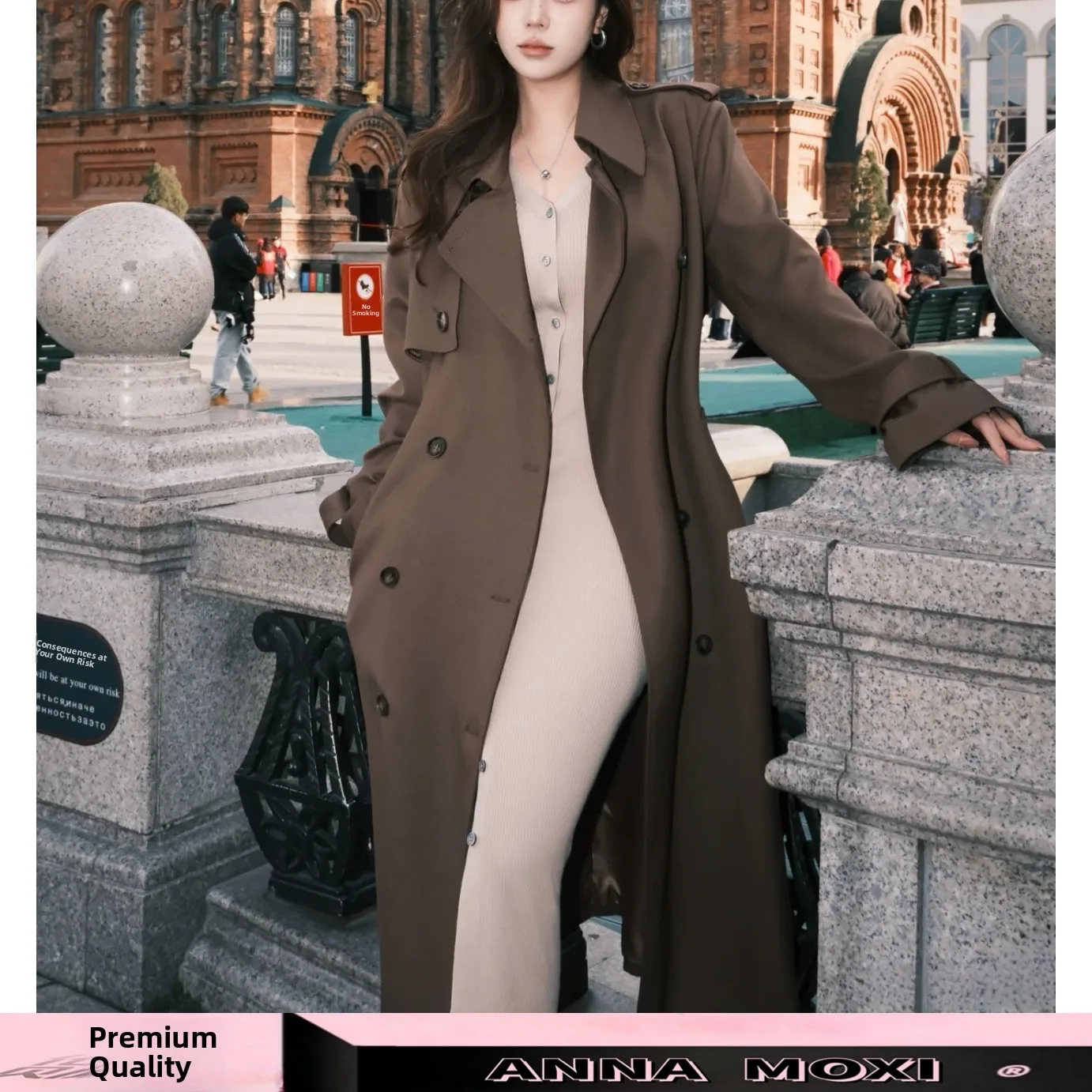 Youwei Stylish Khaki Women's Coat 2025 New Autumn Medium Length Early Autumn Double Breasted Long Sleeve Commuter Style Polye...
Youwei Stylish Khaki Women's Coat 2025 New Autumn Medium Length Early Autumn Double Breasted Long Sleeve Commuter Style Polye...