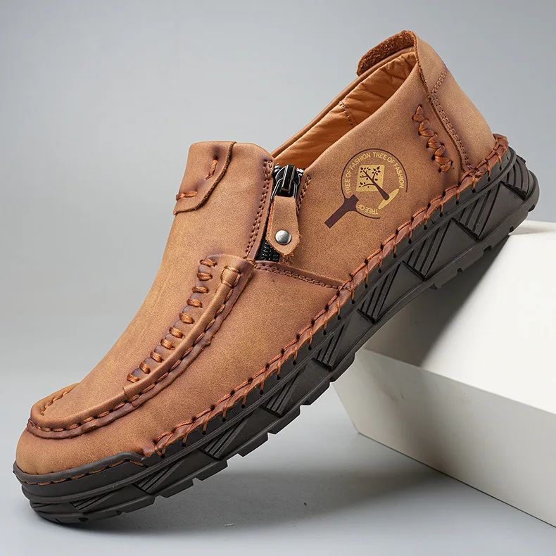 Мужская повседневная обувь Driving oes большого размера без шнуровки Leisure oes Briti Sle Leather oes с круглым носком и резиновой подошвой
Мужская повседневная обувь Driving oes большого размера без шнуровки Leisure oes Briti Sle Leather oes с круглым носком и резиновой подошвой