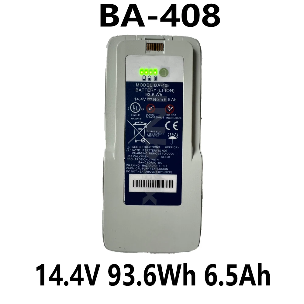 NEW BA-408 14.4V 93.6Wh 6.5Ah Double Extended Life Replace Battery For Inogen One G4 For OxyGo FIT
NEW BA-408 14.4V 93.6Wh 6.5Ah Double Extended Life Replace Battery For Inogen One G4 For OxyGo FIT