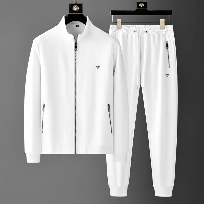 2025 Sports Suit Men's clothing Spring-Fall Casual Running Suit Men's Knit Plus Size Fleece Jacket Trouser Two-Piece Set
2025 Sports Suit Men's clothing Spring-Fall Casual Running Suit Men's Knit Plus Size Fleece Jacket Trouser Two-Piece Set