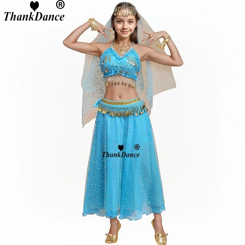 Костюм для восточного танца для девочек, детские костюмы для танца живота, костюмы для танца живота для девочек, костюмы для шоу, арабский танцевальный наряд Болливуда
Костюм для восточного танца для девочек, детские костюмы для танца живота, костюмы для танца живота для девочек, костюмы для шоу, арабский танцевальный наряд Болливуда