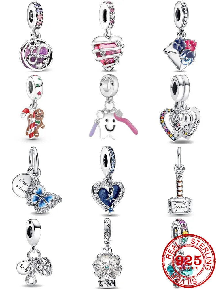 New 925 Sterling Silver Gingerbread Man envelope Pendant Charm Bead fit Original Pandora Bracelet Trinket DIY Women Jewelry
New 925 Sterling Silver Gingerbread Man envelope Pendant Charm Bead fit Original Pandora Bracelet Trinket DIY Women Jewelry