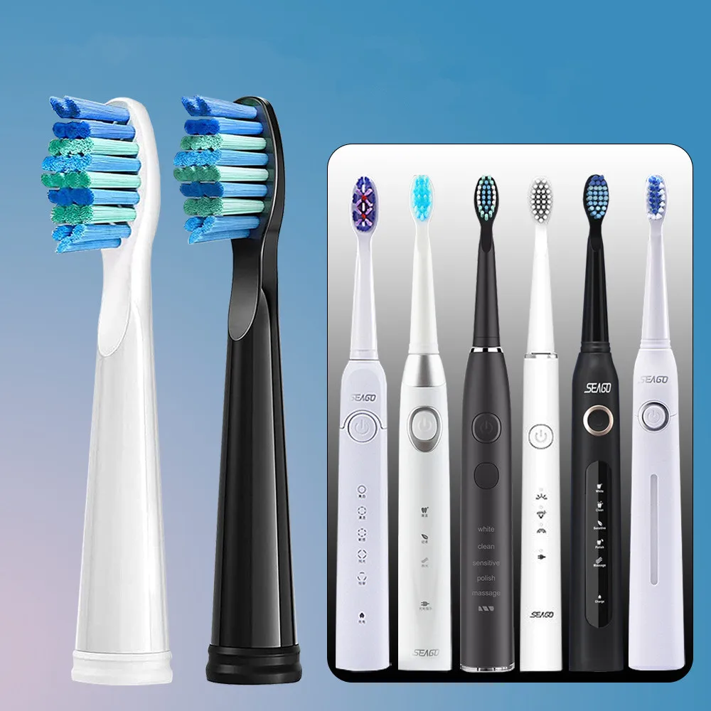 Сменные насадки для электрической зубной щетки Seag Fairyill, щетина Dupont, совместимая с FW/SG 507/508/515/551/917/959/908 
Сменные насадки для электрической зубной щетки Seag Fairyill, щетина Dupont, совместимая с FW/SG 507/508/515/551/917/959/908