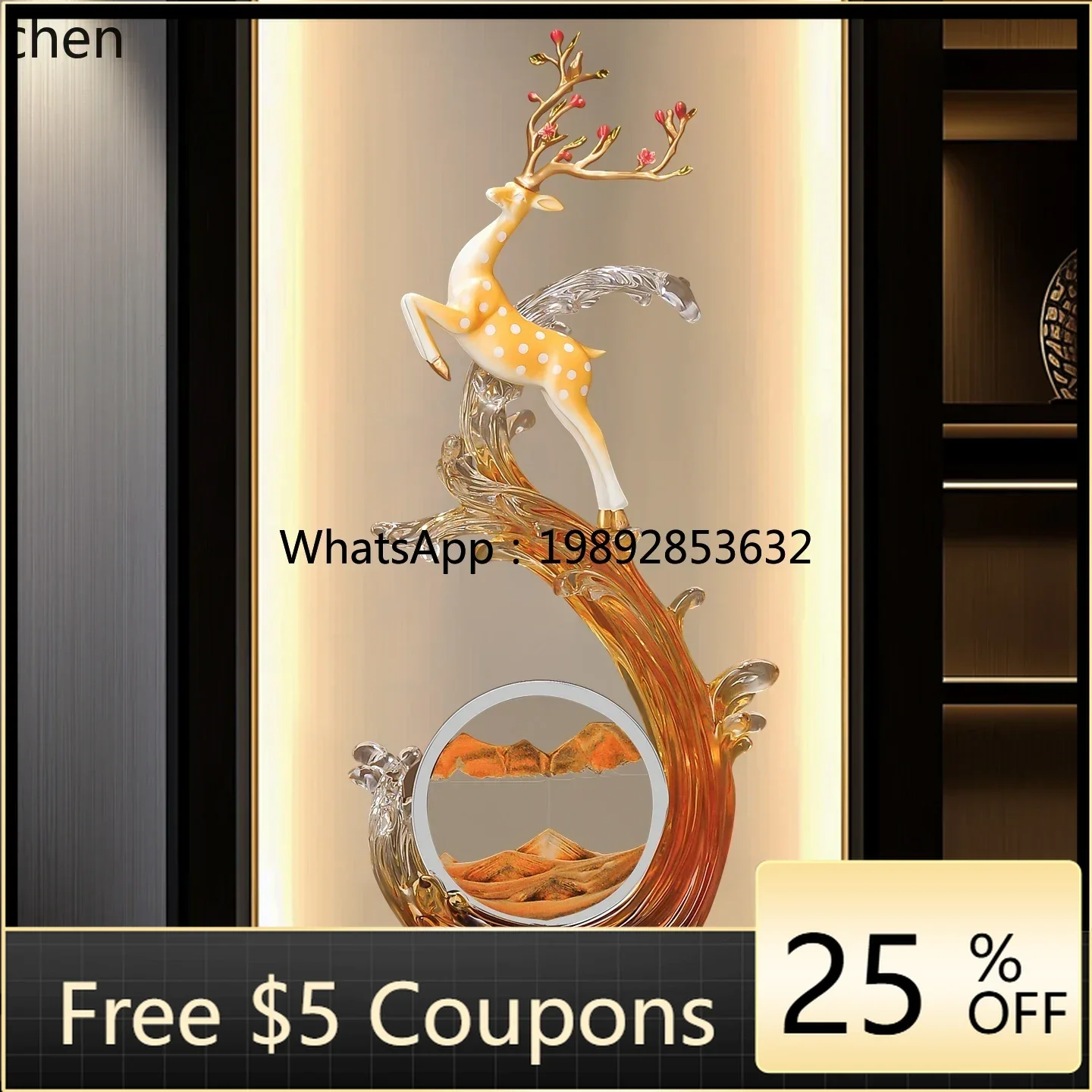 ZZ Entrance Flowing Sand Painting Large Ornament High-end Living Room TV Cabinet Entryway Decoration
ZZ Entrance Flowing Sand Painting Large Ornament High-end Living Room TV Cabinet Entryway Decoration