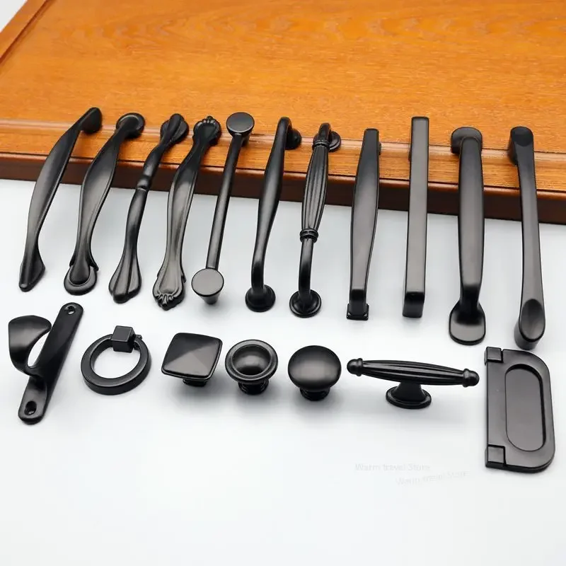 Black Aluminum Alloy Bedside Table Handle Minimalist Cabinet Pulls Furniture Hardware Wardrobe Cabinet Door Drawer Handles N
Black Aluminum Alloy Bedside Table Handle Minimalist Cabinet Pulls Furniture Hardware Wardrobe Cabinet Door Drawer Handles N