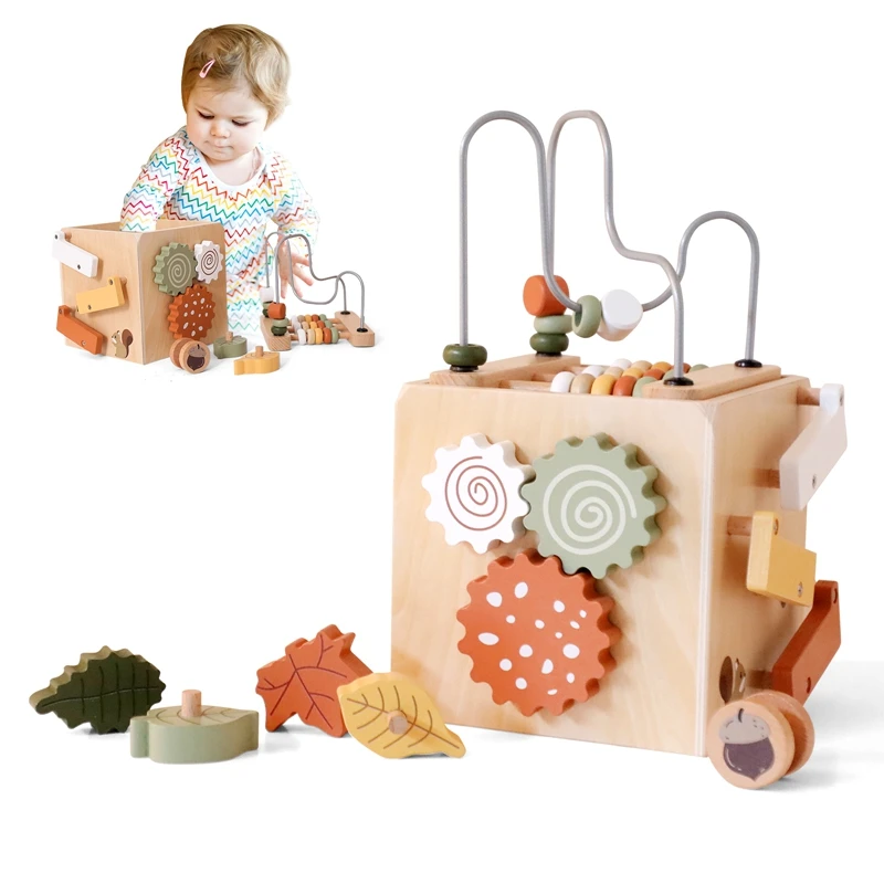 Montessori 5-in-1 Toy Wood Geometric Leaf Shape Blocks Sorter Building Block Educational Multifunctional Toy For Preschool Kid
Montessori 5-in-1 Toy Wood Geometric Leaf Shape Blocks Sorter Building Block Educational Multifunctional Toy For Preschool Kid