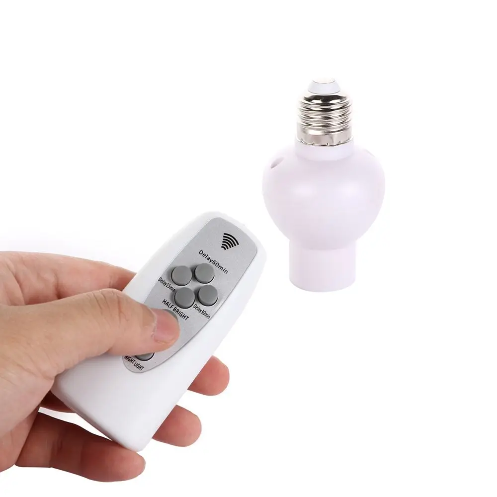220V Bulb Wireless LED Lamp Holder Night Light Accessories Lamp Bases Remote Control
220V Bulb Wireless LED Lamp Holder Night Light Accessories Lamp Bases Remote Control