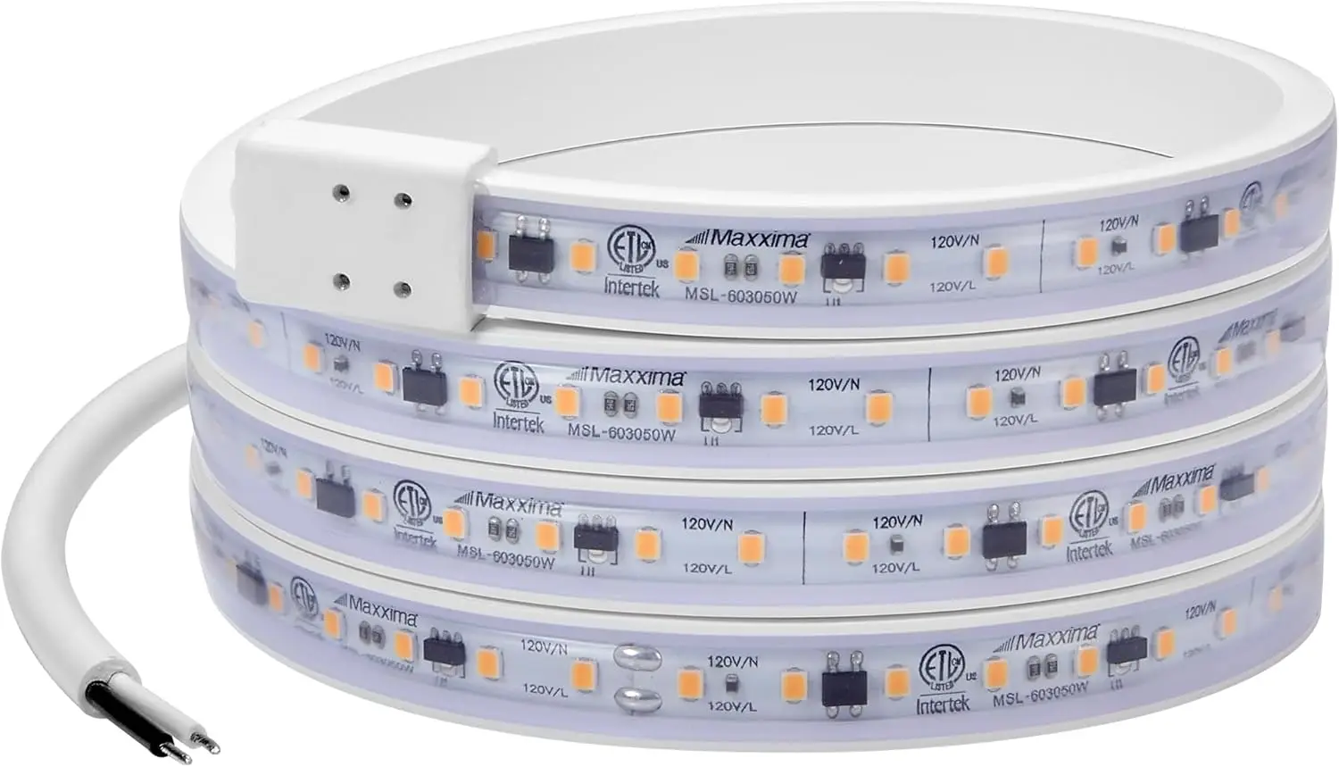 60-Inch Hardwired LED Under Cabinet Strip Light, 2300 Lumens Warm White, Kitchen Living Room Cove Lighting, No Power Supply
60-Inch Hardwired LED Under Cabinet Strip Light, 2300 Lumens Warm White, Kitchen Living Room Cove Lighting, No Power Supply