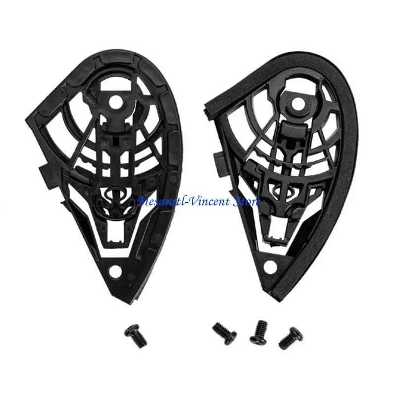 A70F 1 Pair Motorcycle Helmets Visors Gear Base Plate with Screw for K3 Replacement Face Shield Visors Base Helmets Accessory
A70F 1 Pair Motorcycle Helmets Visors Gear Base Plate with Screw for K3 Replacement Face Shield Visors Base Helmets Accessory