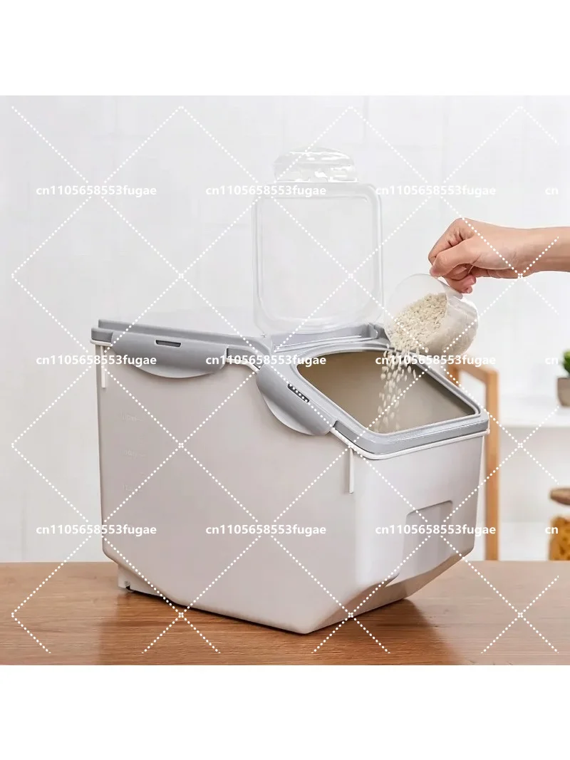 10kg/15kg Airtight Grain Storage Container Moisture-Proof Kitchen Rice Box Food Storage
10kg/15kg Airtight Grain Storage Container Moisture-Proof Kitchen Rice Box Food Storage