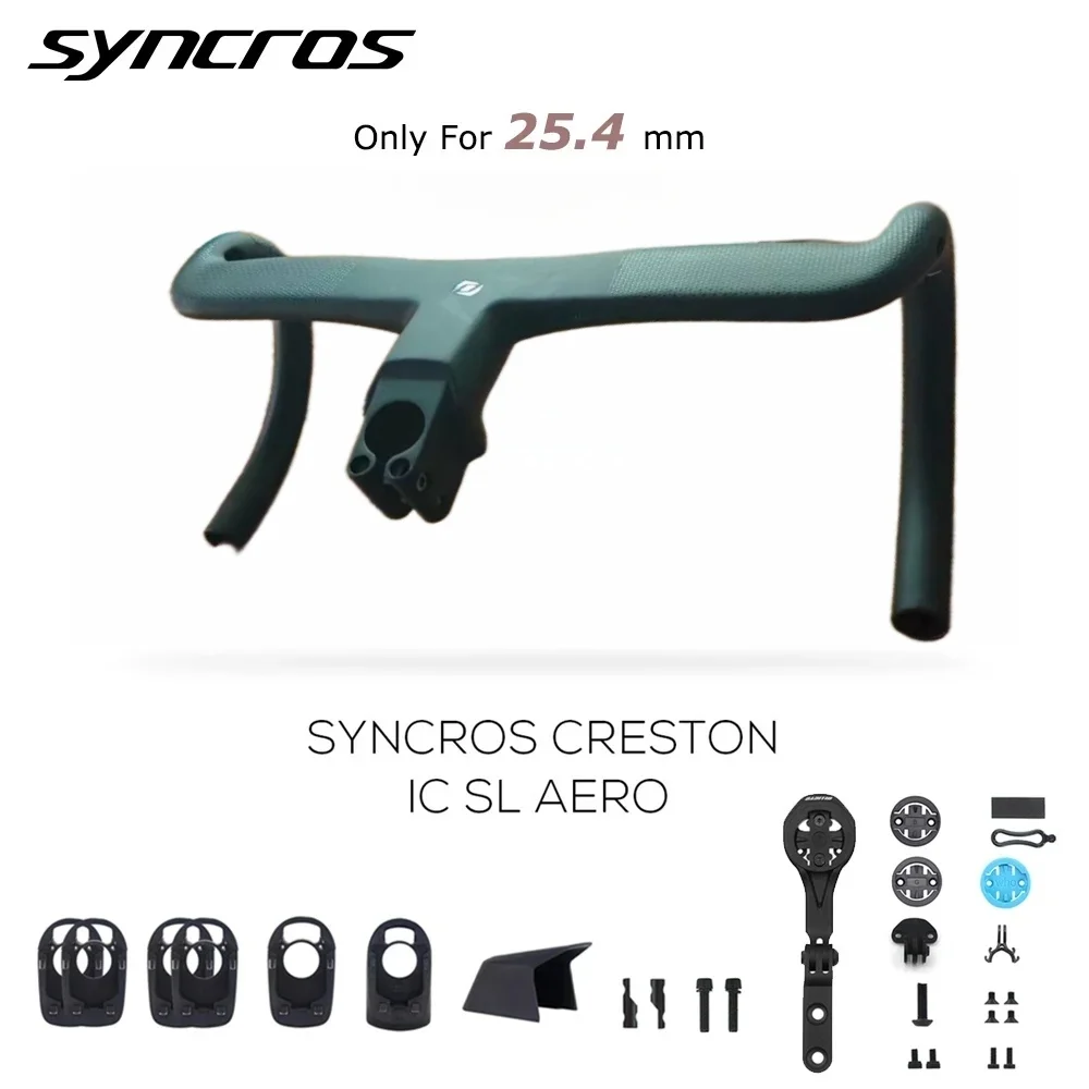 Руль для шоссейного велосипеда Syncros 25.4mm Foil RC Carbon Creston IC SL AERO, интегрированный, карбоновый, с интегрированными кабелями Di2, запчасти для велосипедов
Руль для шоссейного велосипеда Syncros 25.4mm Foil RC Carbon Creston IC SL AERO, интегрированный, карбоновый, с интегрированными кабелями Di2, запчасти для велосипедов
