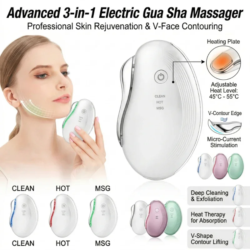 Smart Library Neck Body Care Microcurrent Face Gua Sha Device Scraping Board LED Micro Current Guasha Facial Lifting Machine
Smart Library Neck Body Care Microcurrent Face Gua Sha Device Scraping Board LED Micro Current Guasha Facial Lifting Machine