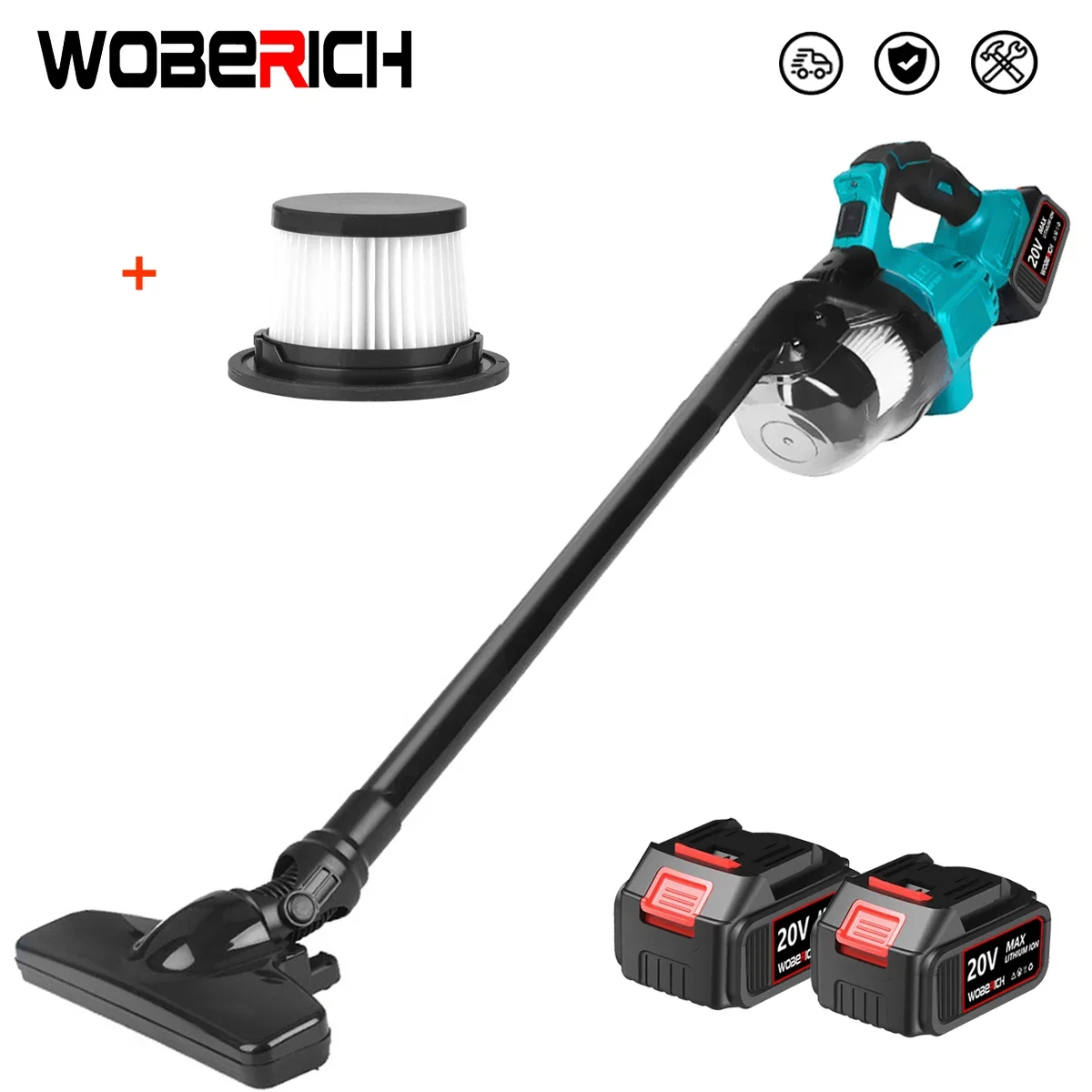 Cordless Vacuum Cleaner Handheld Power Clean Vacuum Cleaner Multi-function Dust Carpet Collect Machine For Makita 18v Battery
Cordless Vacuum Cleaner Handheld Power Clean Vacuum Cleaner Multi-function Dust Carpet Collect Machine For Makita 18v Battery