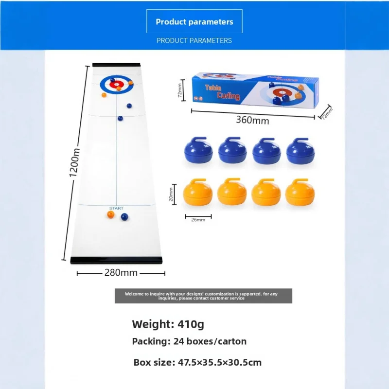 Portable Magnetic Curling Set Roll-Up Tabletop Ice Hockey Game for Family Fun and Party Entertainment
Portable Magnetic Curling Set Roll-Up Tabletop Ice Hockey Game for Family Fun and Party Entertainment
