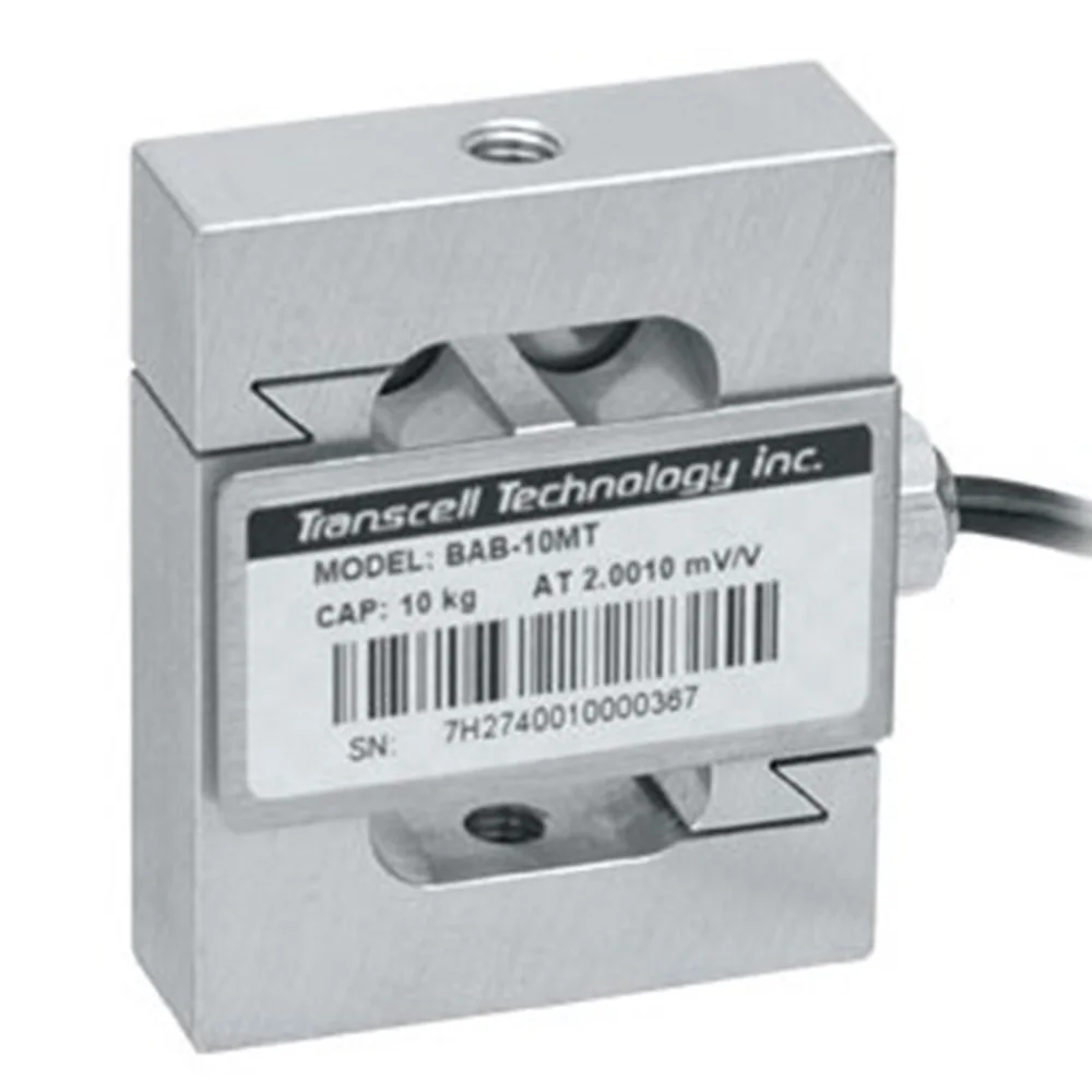 Transcell S-type Load Cell BAB-10MT 10kg
Transcell S-type Load Cell BAB-10MT 10kg