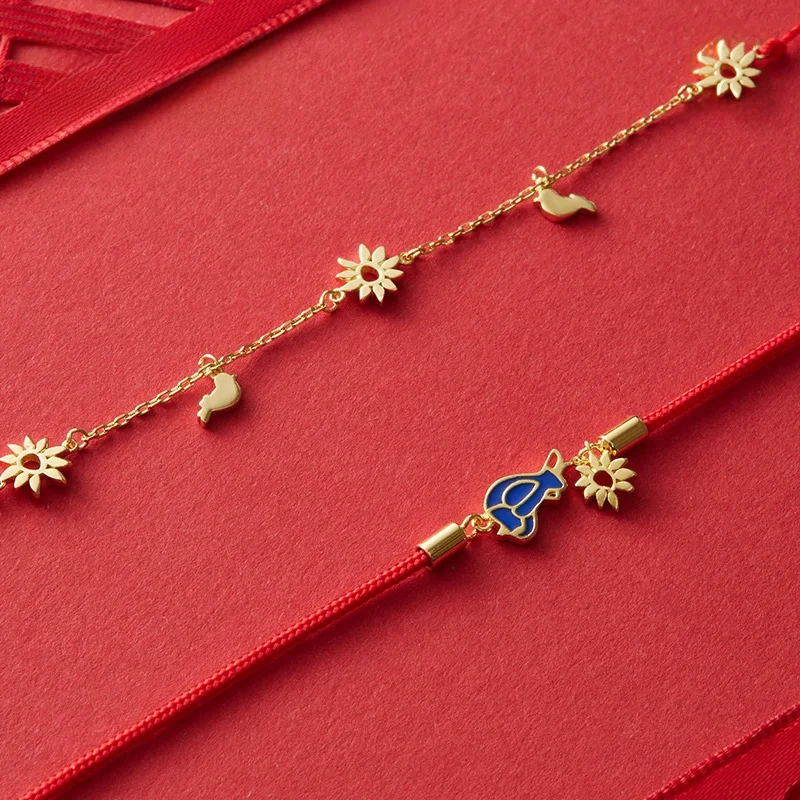 Creative Red Hand Cord Bracelet Women's Jewelry New Wedding Gift Box Museum Years Quiet Good Gift Box National Museum of China
Creative Red Hand Cord Bracelet Women's Jewelry New Wedding Gift Box Museum Years Quiet Good Gift Box National Museum of China